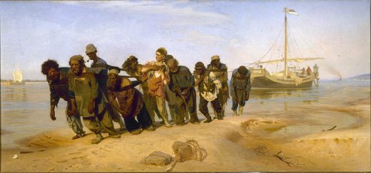 Илья Репин, Бурлаки на Волге